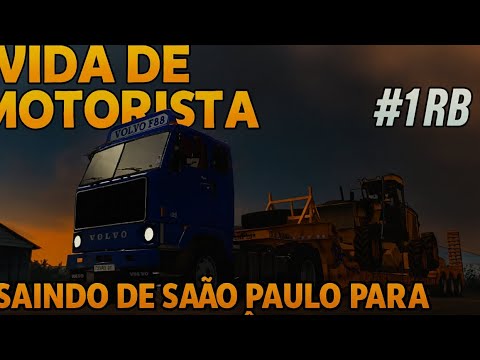 Vida de motorista RBR #1 [ Saindo de São Paulo para Hortolândia com o Volvo F88]