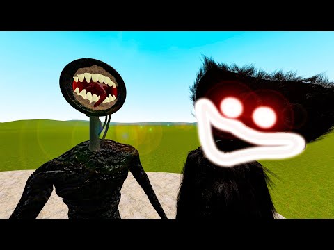 Cartoon Huggy Wuggy VS Cartoon Siren Head