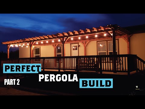 How To Build a Pergola On a Deck By Yourself in a Few Days Part 2