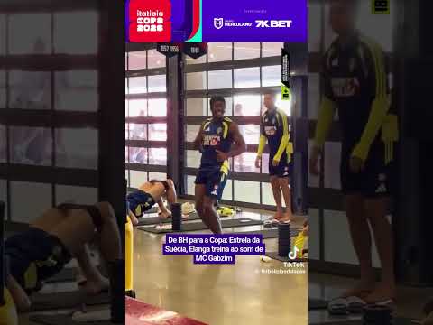 JOGADOR DA SUÉCIA TREINA OUVINDO MÚSICA DE MC DE BELO HORIZONTE