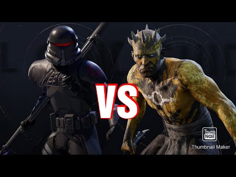 Electrostaff Purge Trooper VS Nightbrother Warrior | #StarWarsJediFallenOrder