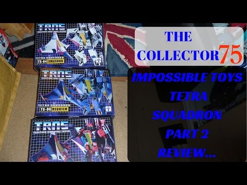 Transformers Impossible Toys TETRA SQUADRON Review Part 2