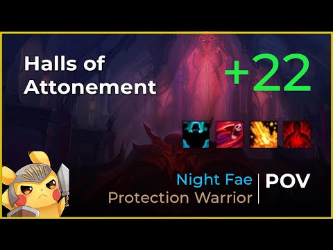 +22 Halls of Attonement, First ever clear for a Protection Warrior!