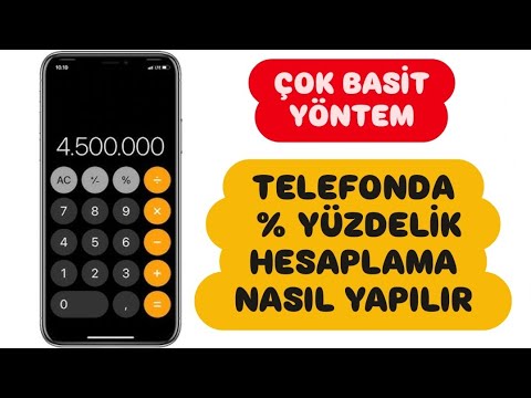 TELEFONDA YÜZDE HESAPLAMA NASIL YAPILIR / TELEFON İLE YÜZDELİK NASIL HESAPLANIR