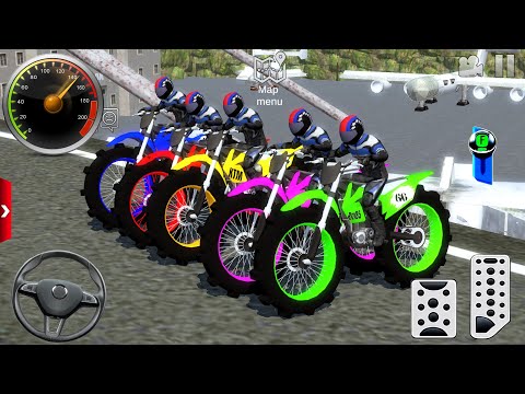 Motor Dirt Bike Racing Tracks Simulator 3D #2 - Offroad Outlaws Gameplay