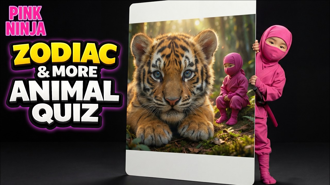 Zodiac & more ANIMAL Quiz | Can you guess? | Pink NinJa