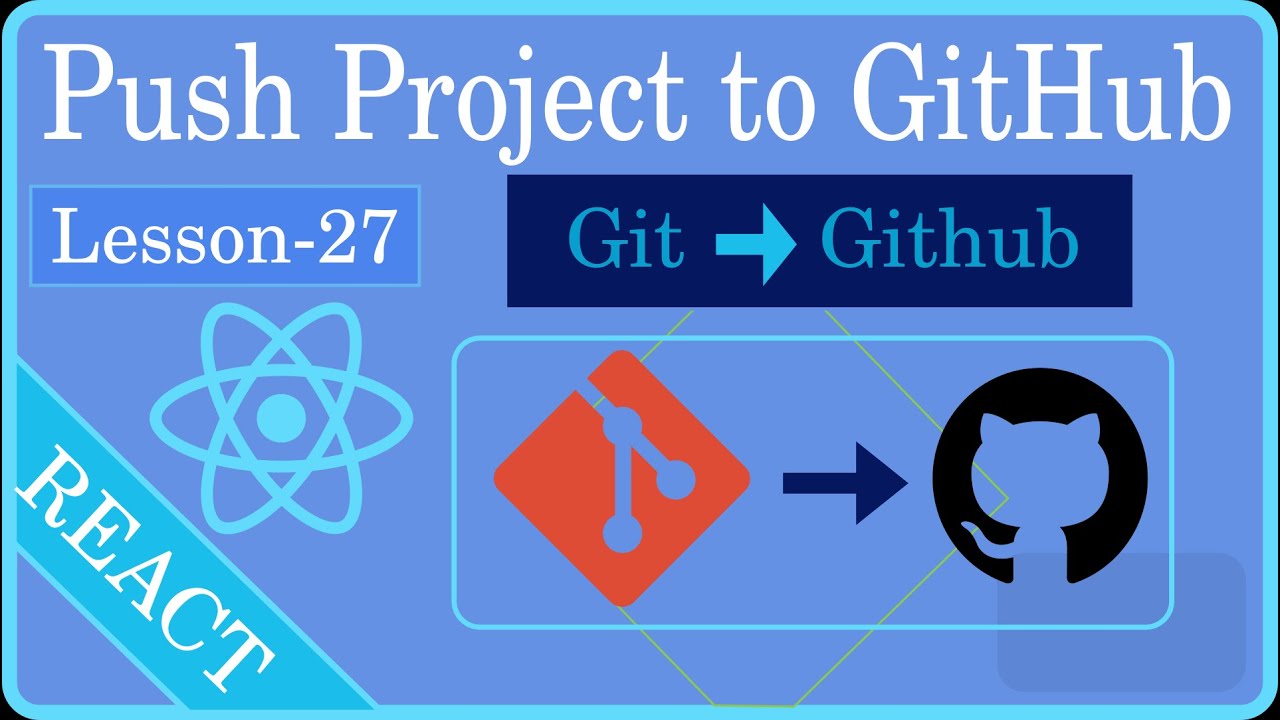 lesson 27: How to Push Our React Project to Github vis SSH Key