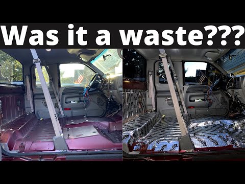 Fully Sound Proofing my 7.3 Powerstroke