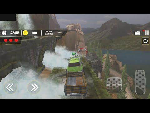 4x4 Mountain Climbing Gameplay - Jeep Stunts Driving Gameplay - HD