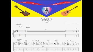 RORY GALLAGHER ADMIT IT RYTHM GUITAR 1