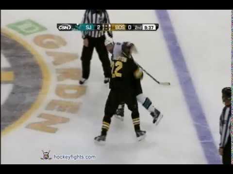 Jim Vandermeer vs Shawn Thornton Oct 22, 2011