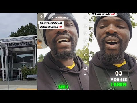 B2. My First Day at School in Canada 🇨🇦. A tour of University of Victoria, Canada