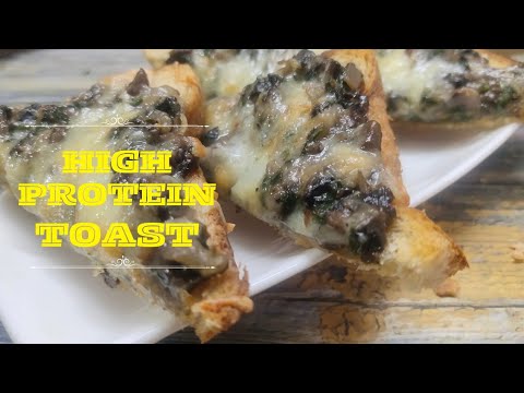 Mushroom Toast | High Protein Veg Toast | चीज़ी मशरूम टोस्ट