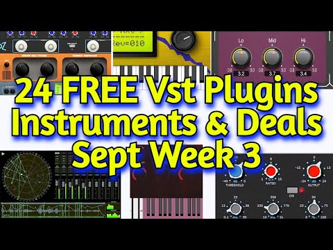 24 Best New FREE VST Plugins, Vst Instruments, Sample Packs & Best Deals - SEPTEMBER 2022 Week 3