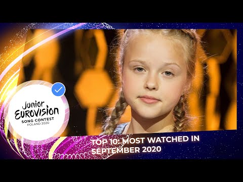 TOP 10 Most watched in September 2020 - Junior Eurovision Song Contest