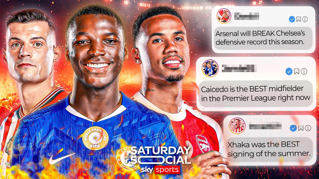Caicedo BEST PL Midfielder? Xhaka BEST signing? Arsenal to BEAT Chelsea record? 🤔 | Saturday Social