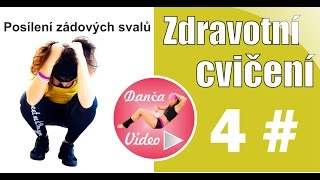 Cvičení na záda - zdravotní cvičení #4