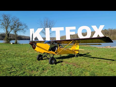 Kitfox Flight - Bush Plane - Jonas Marcinko's Former Plane - HUGE Downdrafts/Grass Landing