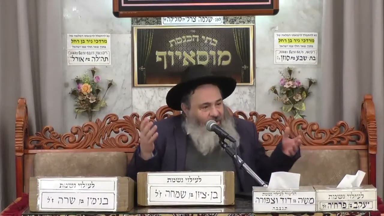 הרב אבנר אליסון | הלכות | מוסאיוף