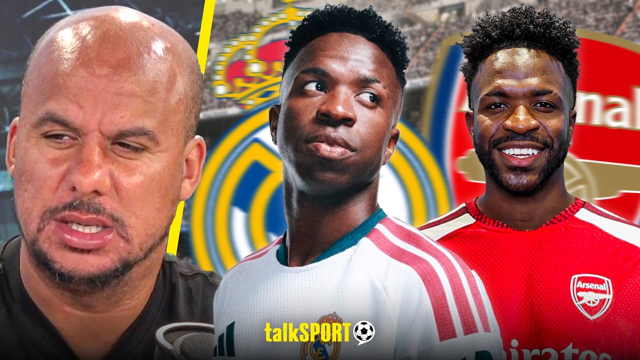 Agbonlahor MOCKS Arsenal fans for thinking they'd SIGN Vinicius Jr with Real Madrid star set to STAY
