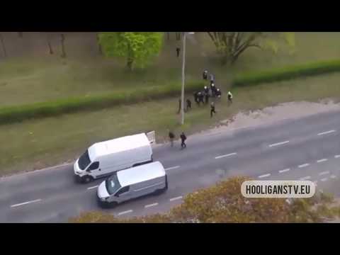 ŁKS attack Widzew in the park. ŁKS wins. 22.04.2020