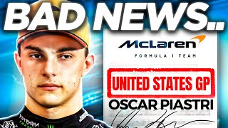 McLaren Drops MAJOR BOMBSHELL on Piastri After SHOCKING U-TURN Following United States GP!