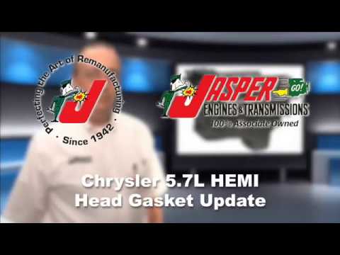 Jasper Engines & Transmissions - Chrysler 5.7L HEMI Head Gasket Update