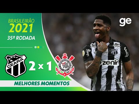 Gols e lances de Ceará x Corinthians