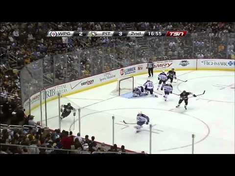 Winnipeg Jets @ Pittsburgh Penguins Highlights 3/20/12