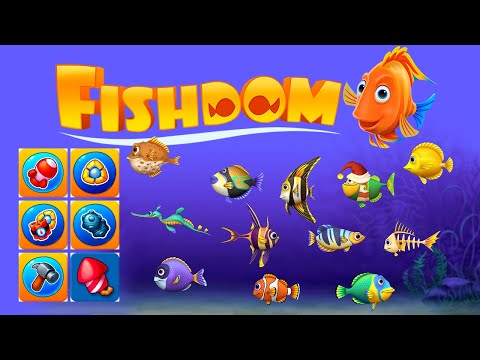 Fishdomminigames levels 9032, 9033, 9034, 9035