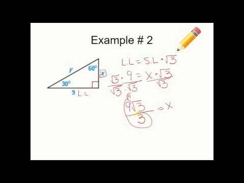 Unit 7 Special Right Triangles
