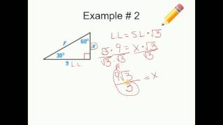 Unit 7:  Special Right Triangles