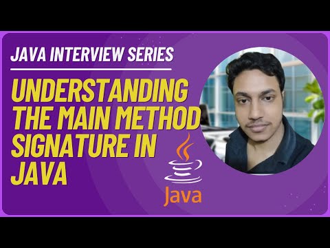 Why We Write Public Static Void Mainstring Args In Java Java Interview Questions Explained