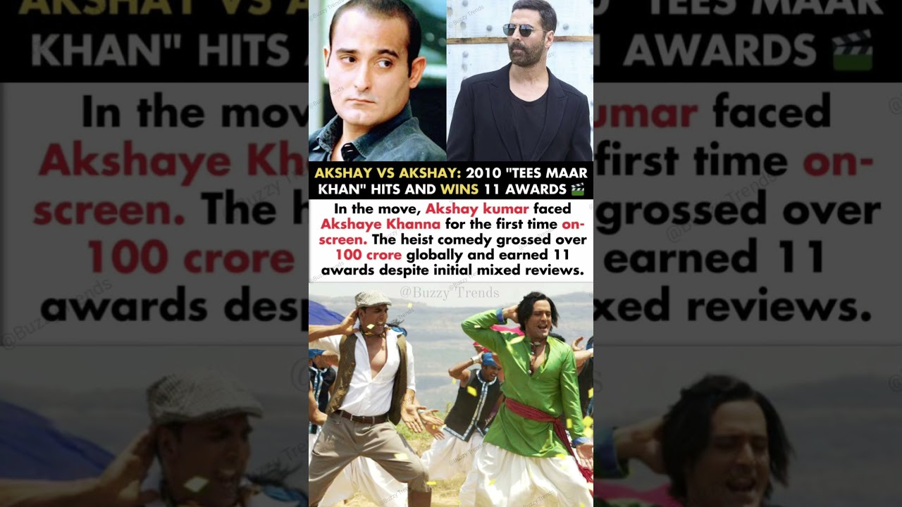 Akshay Vs Akshay For The First Time On-Screen Tees Maar Khan Hits & Wins 11 Awards#akshaykumar#news