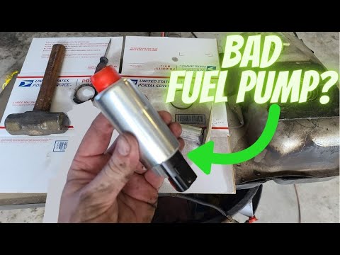 REPLACING MY BAD FUEL PUMP IN MY FOXBODY MUSTANG WITH A 255 LPH WALDBRO