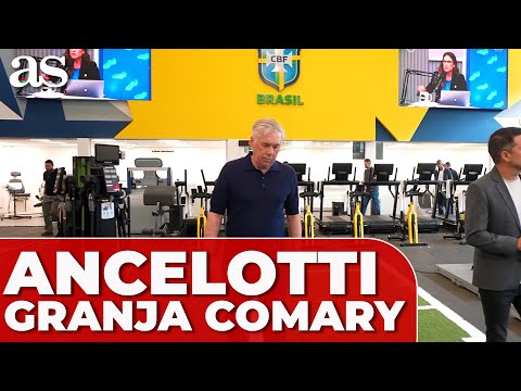 BRAZIL | ANCELOTTI visiting GRANJA COMARY, the CBF training center