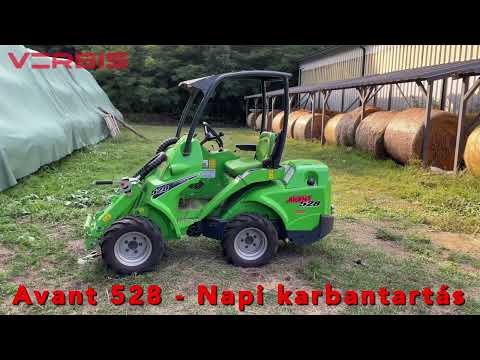 Napi karbantartás - Avant 528 - video