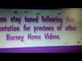 Please Stay Tuned Barney Home Videos 1995