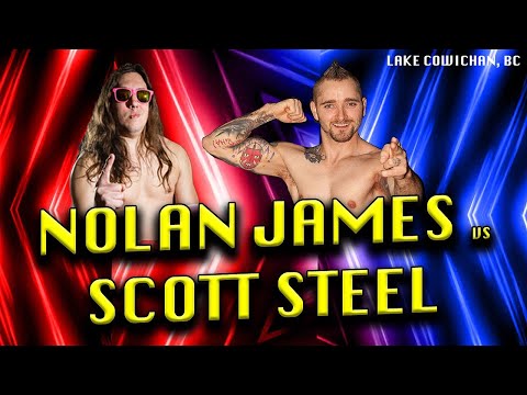 PWA Wrestling: Nolan James w/ Father Juan vs Scott Steel - Lake Cowichan