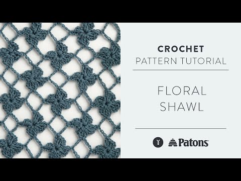 How to Crochet a Floral Shawl (step by step tutorial!)