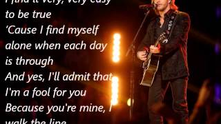 Craig Wayne Boyd-I Walk the Line-The Voice 7[Lyrics]
