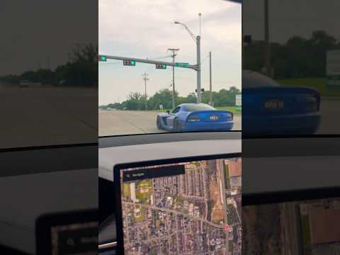 Tesla Plaid VS Twin Turbo Viper!! #shortsfeed #youtubeshorts #viralvideo #viral #shorts #tesla