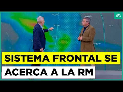 Sistema frontal se acerca a la Región Metropolitana: podrían caer más de 15 MM de agua
