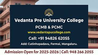 Vedantha PU College Video