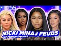 nicki minaj v female rappers (lil kim, remy ma, cardi b; timeline and history of their feuds)