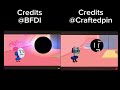 TPOT 13 BFDI CraftedPin Scene Side By Side