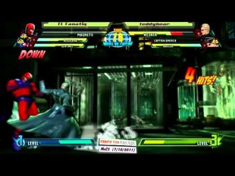 FFA MvC3 Tournament(7-10-11) m11 TL Fanatiq vs Teddybear