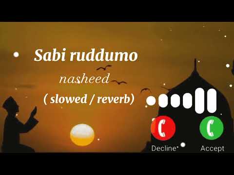 Islamic ringtone /sabi ruddumo (slowed and reverb) |Nasheed| shorts bangla #ringtone #tiktokviral