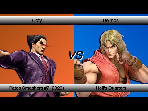 Patos Smashers #7 (2023) - Hell's Quarters: Coty (Kazuya Mishima Wins) vs Deimos (Ken Masters)