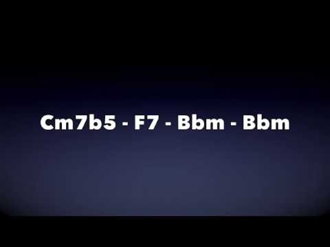 Bb Minor 2-5-1 Jazz Backing Track (Medium Swing)